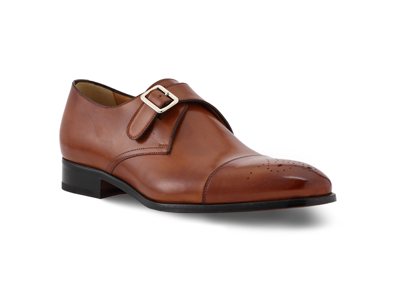 Single Monkstrap in Brown Antique - Ace Marks