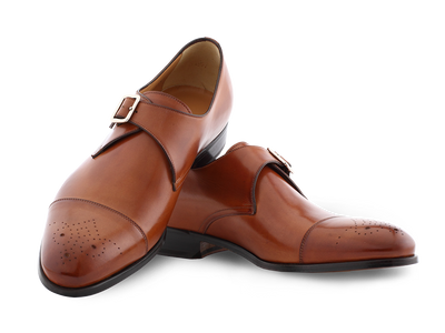 Single Monkstrap in Brown Antique - Ace Marks