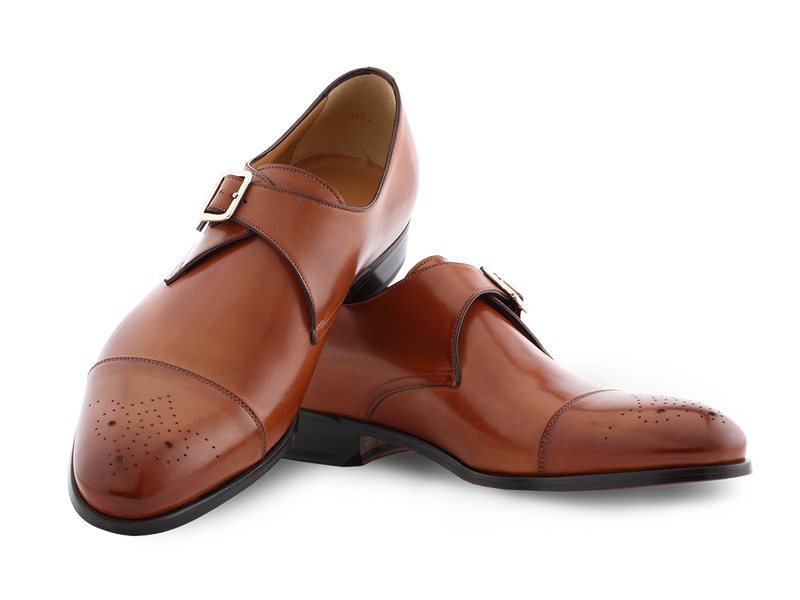 Single Monkstrap in Brown Antique - Ace Marks