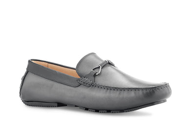 Bit Moccasin In Grey Antique - Ace Marks