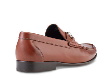 brown italian loafer moccasin 