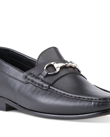 Berto Moccasin In Black Leather - Ace Marks