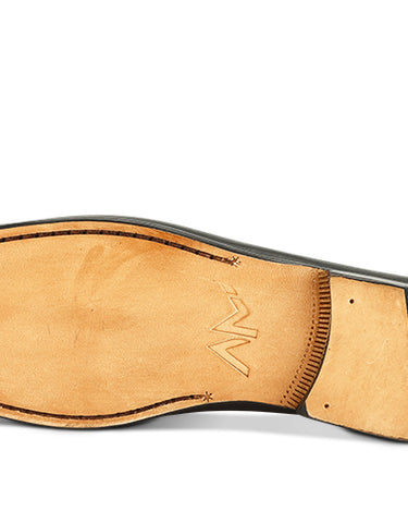 Berto Moccasin In Black Leather - Ace Marks