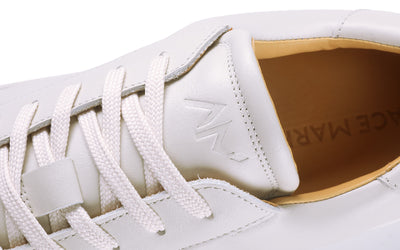 Dress Sneaker In Crema Leather