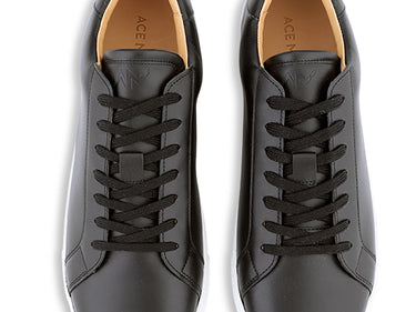 Dress Sneaker In Black Leather Ace Marks