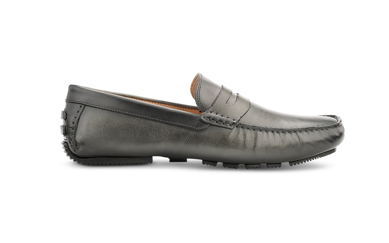 Santi Moccasin In Grey Antique