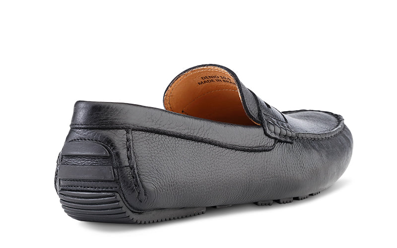 rubber sole italian moccasin