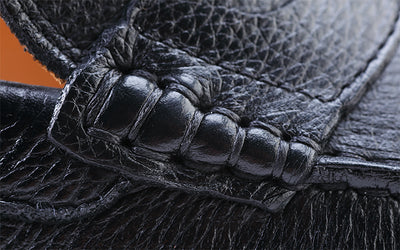 hand stitch moaccsin shoe