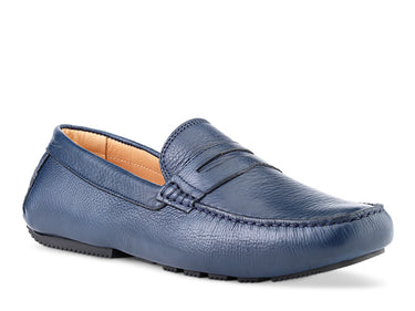 Blue moccasins shop