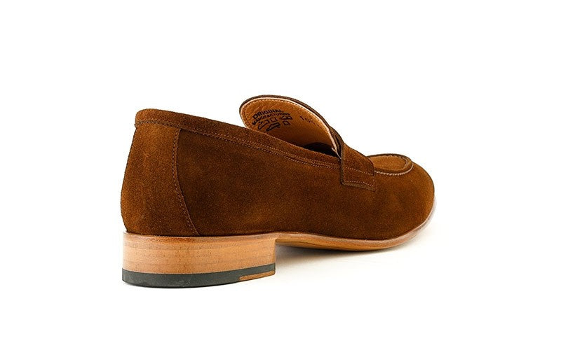 Penny Loafer Brown Suede - Ace Marks