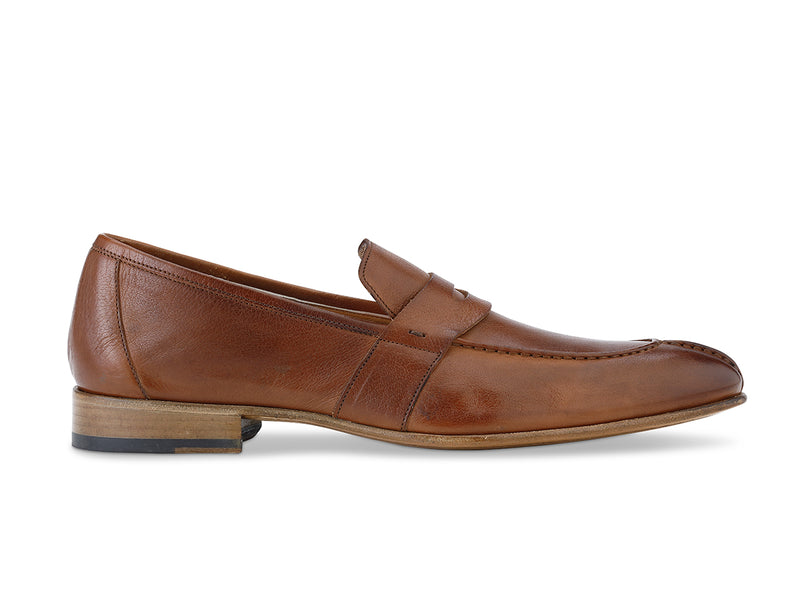 Buffalo Leather Loafer in Cuoio - Ace Marks