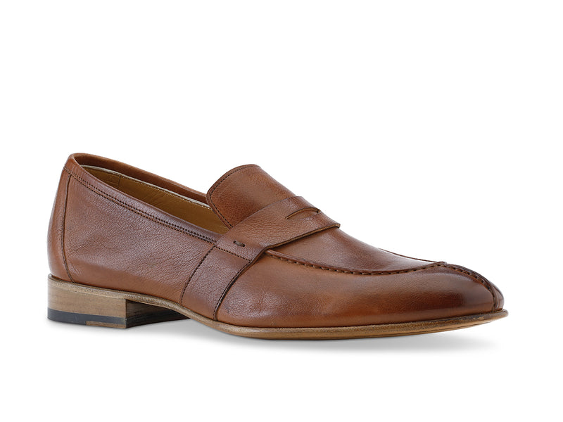 Buffalo Leather Loafer in Cuoio - Ace Marks