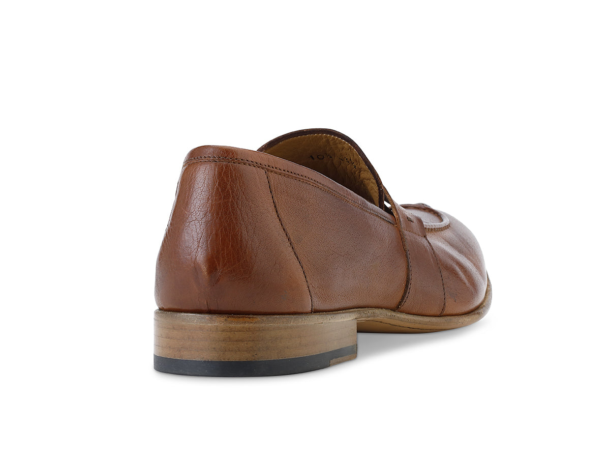 Buffalo Leather Loafer in Cuoio - Ace Marks