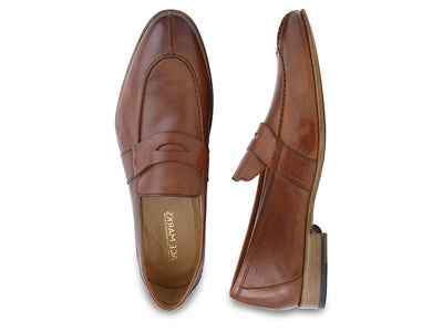 Buffalo Leather Loafer in Cuoio
