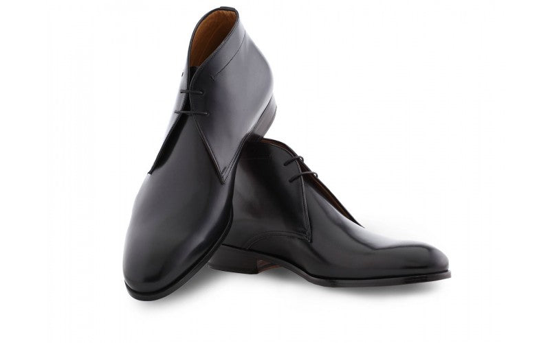 Chukka Boot Black Antique - Ace Marks