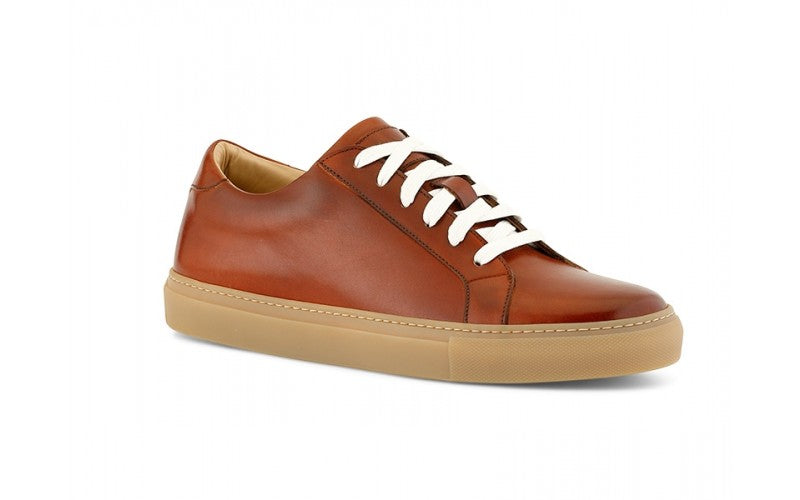 Dress Sneaker In Brown With Gumsole