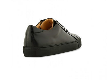 black leather italian sneaker