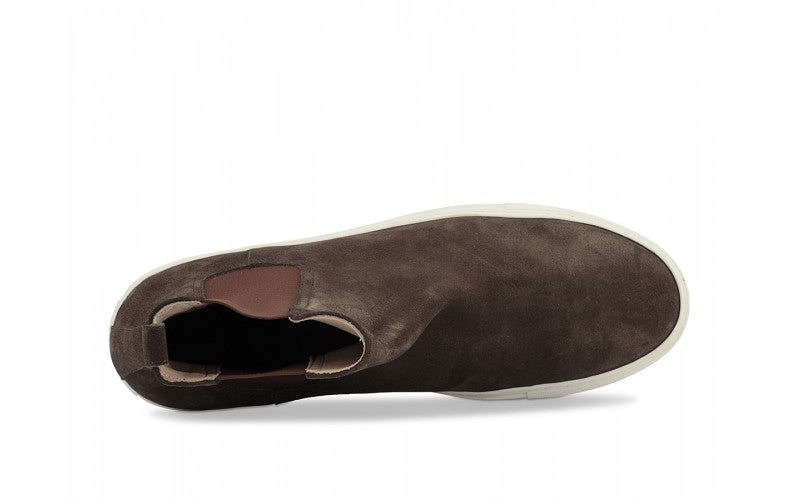 Ezio Sneaker - Chelsea Boot In Brown Waterproof Suede