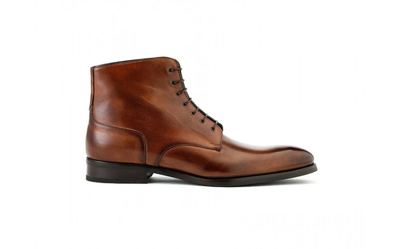 Hugo Lace Boot In Brown - Ace Marks