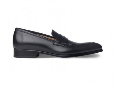 black italian loafer shoe